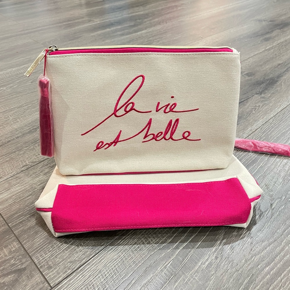 2 x large size Lancôme Pouch Set
